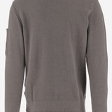 MAGLIONE IN MISTO COTONE CON LOGO 19CMKN238A 110432A921 CP COMPANY 