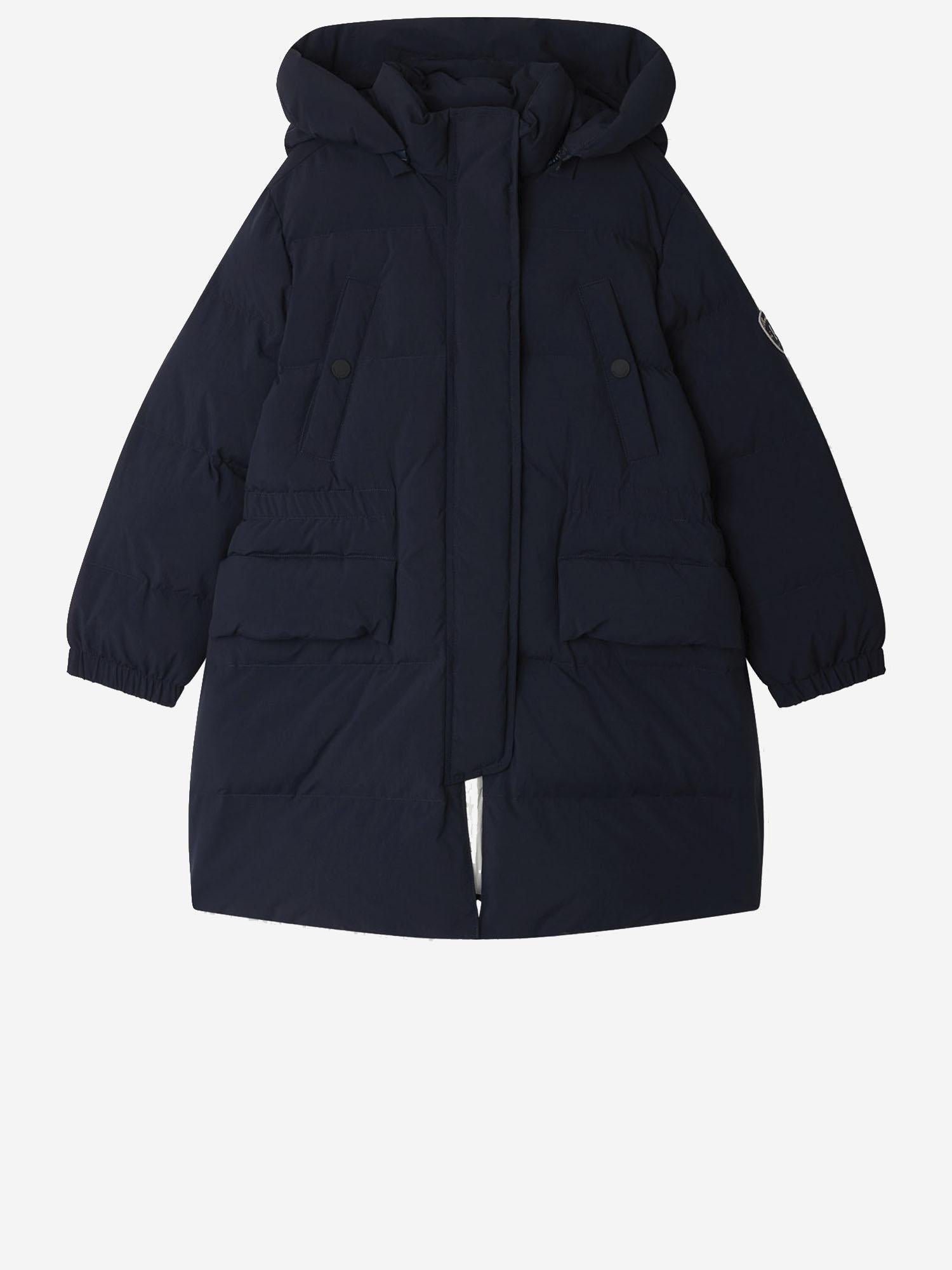 Piumino lungo Jorgie con cappuccio removibile W05GOUW00008 070 BONPOINT KIDS 