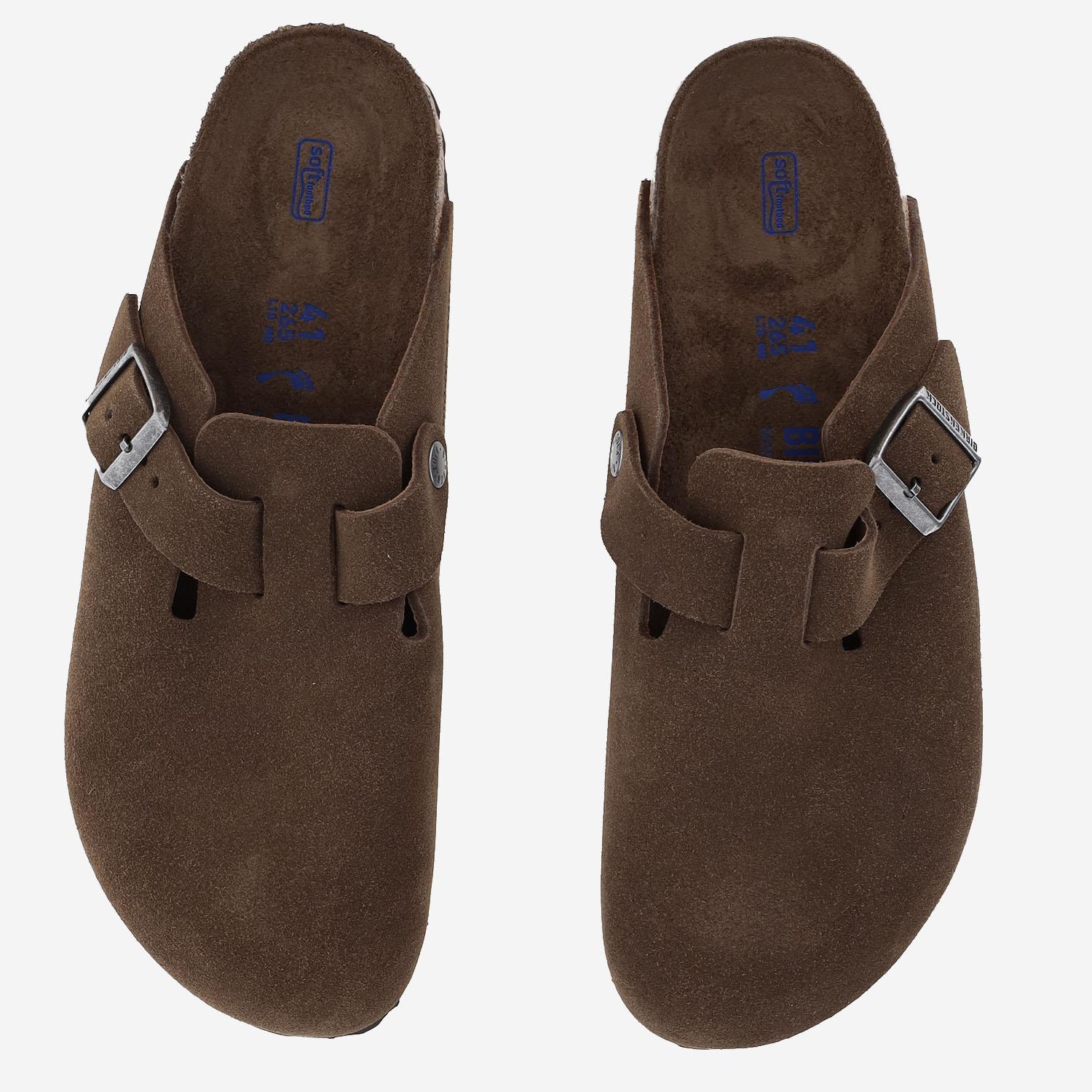 SABOT BOSTON IN PELLE SCAMOSCIATA 1031637 CARAFE BIRKENSTOCK 