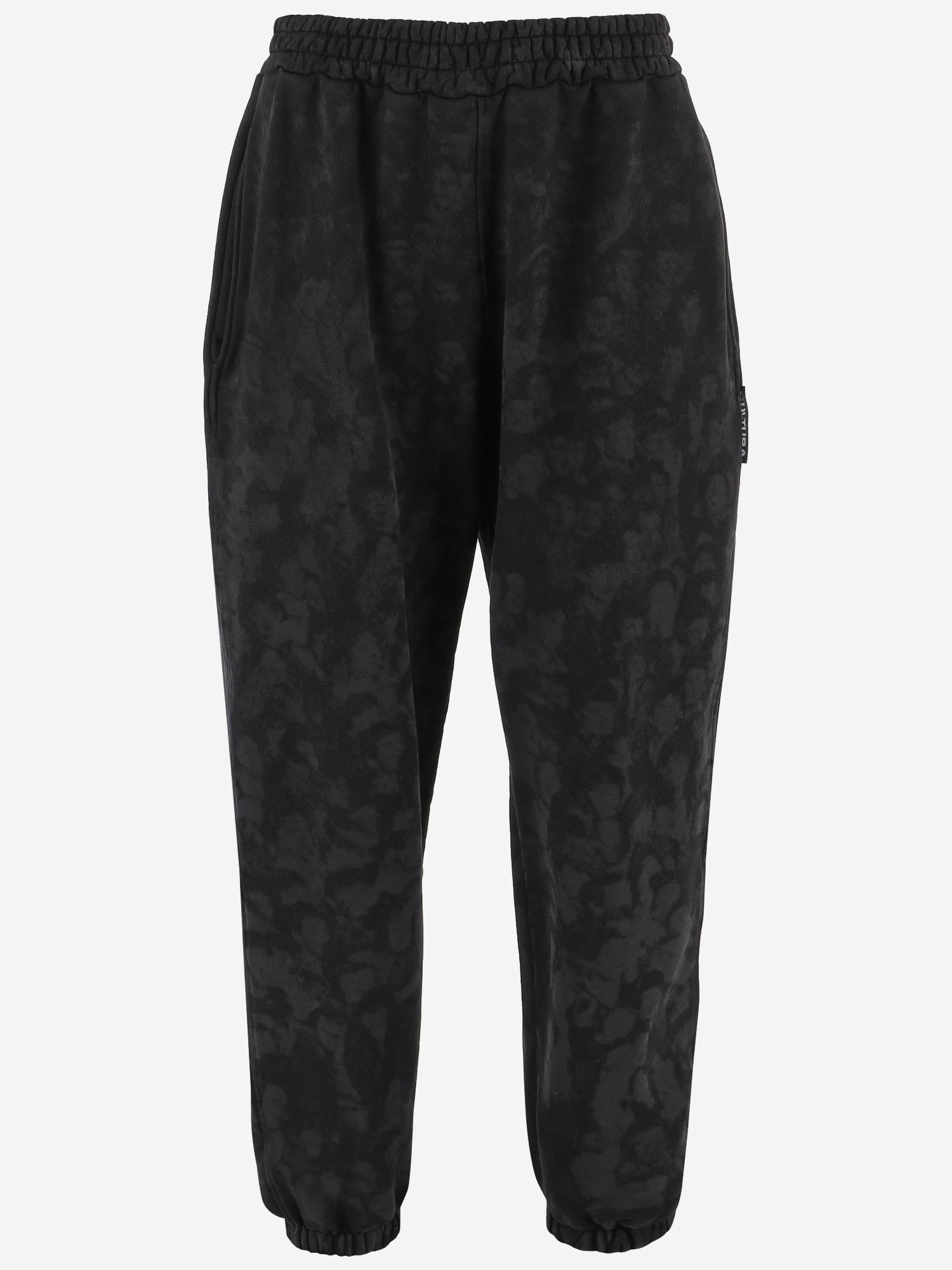 PANTALONI IN COTONE CON STAMPA D001  CULTURA 