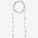 COLLANA CON CRISTALLI e perla VMULTICOLOR PEARLS MELA 