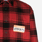 CAMICIA IN MISTO COTONE CON MOTIVO CHECK UE54SH420R RED VETEMENTS 