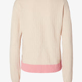 Maglione in cotone e seta stretch con motivo FF FZXE95 AW4SF0WC4 FENDI 