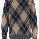 CARDIGAN IN LANA CON MOTIVO GEOMETRICO 31845165DS 40503 ASPESI 