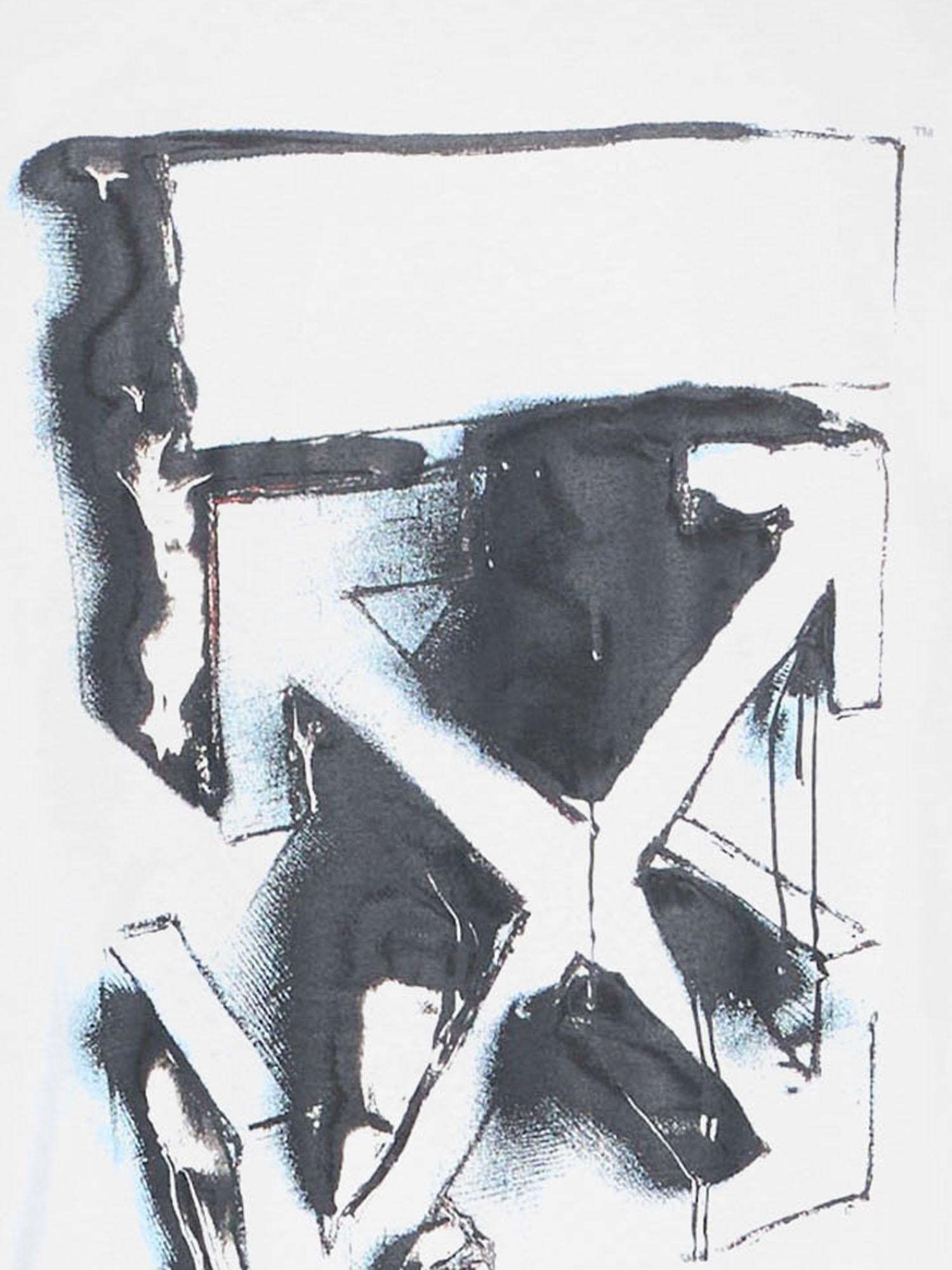 T-SHIRT IN COTONE CON LOGO 44MAA120S26J00I100 1000 OFF-WHITE 