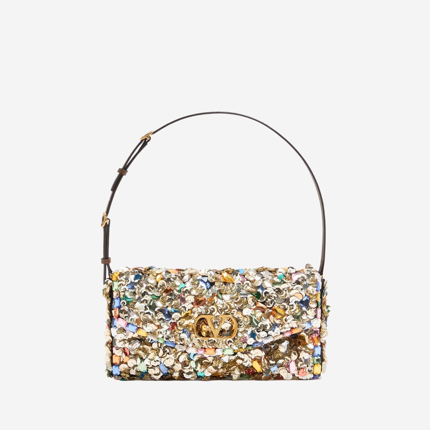 BORSA PICCOLA A SPALLA VALENTINO GARAVANI DEVAIN RICAMATA 8W2B0T32 KLAR9H VALENTINO GARAVANI 