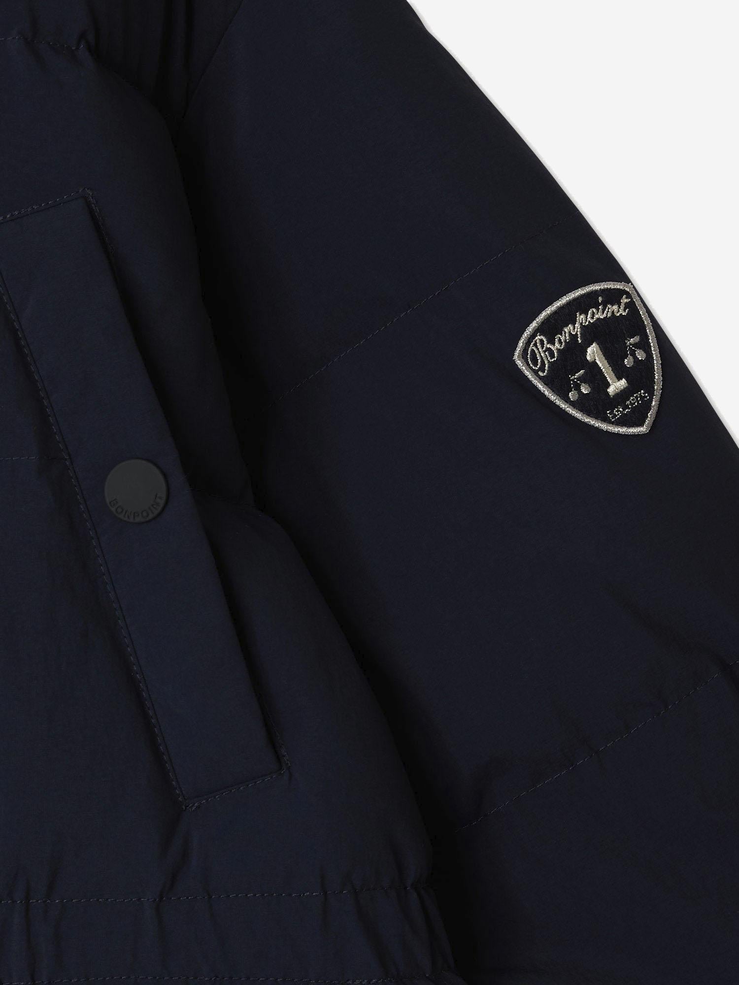 Piumino lungo Jorgie con cappuccio removibile W05GOUW00008 070 BONPOINT KIDS 