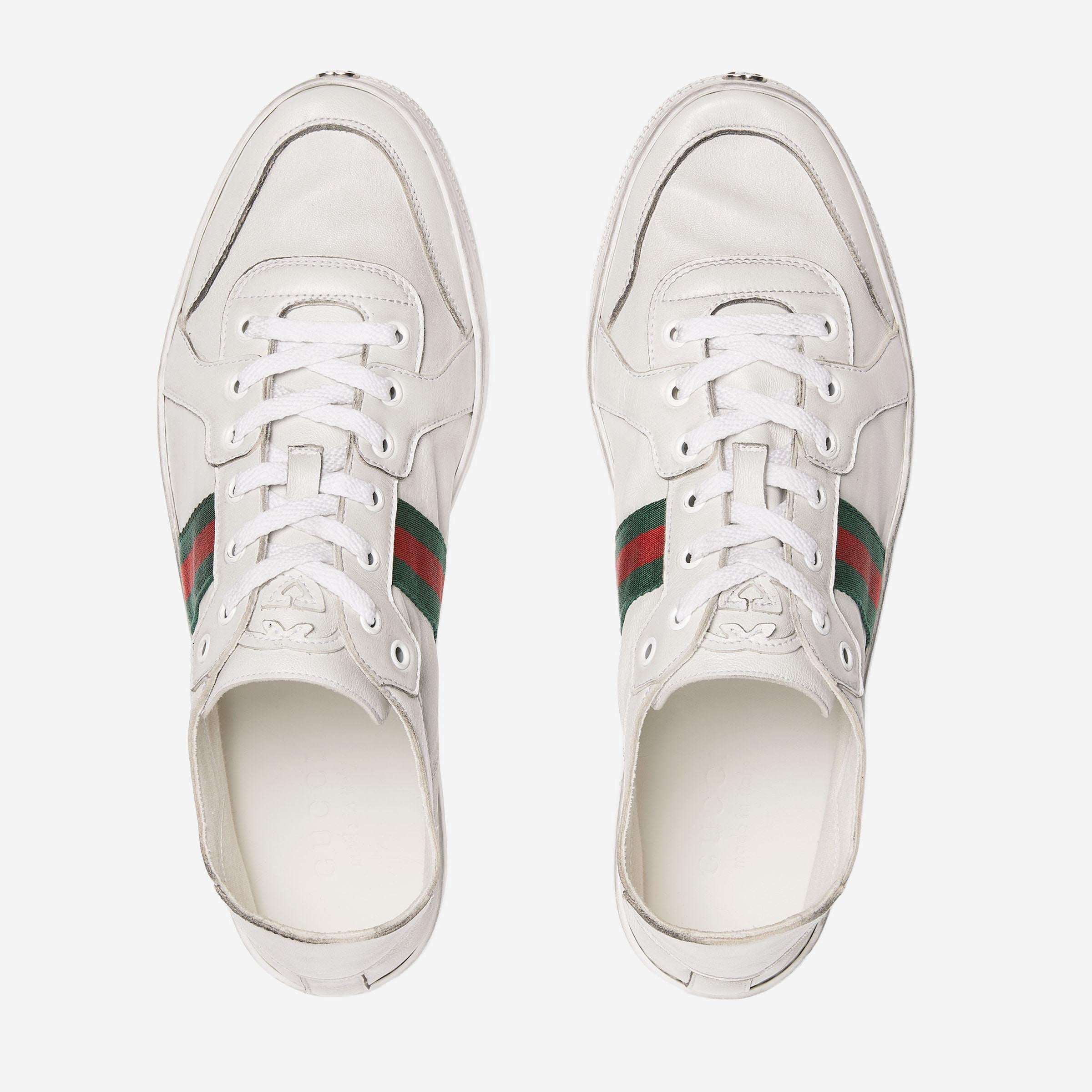 SNEAKERS STRETCH IN PELLE 864140 AAGFF9099 GUCCI 