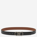 CINTURA IN PELLE 670574 002NERONEWCOGNAC SALVATORE FERRAGAMO 