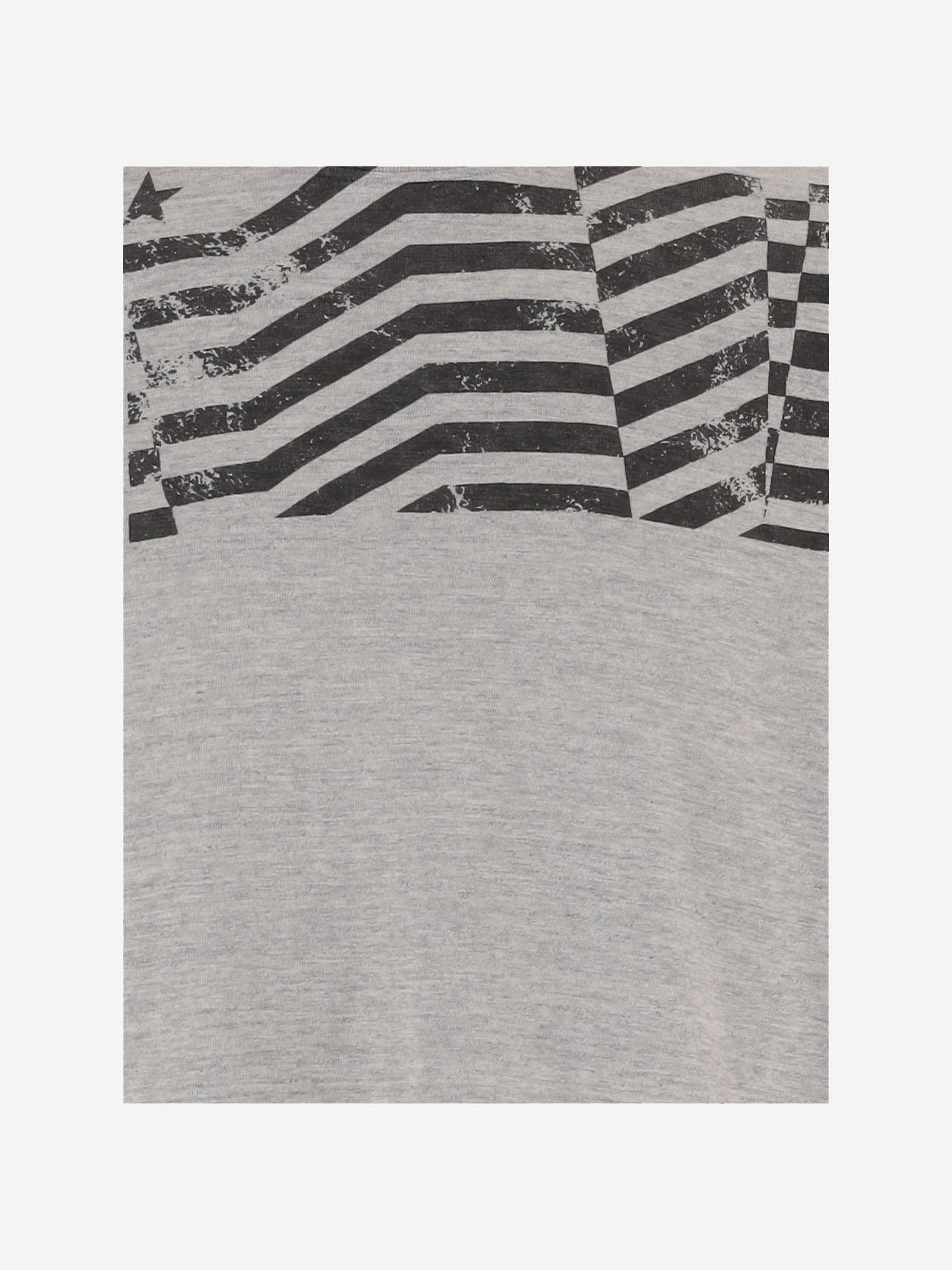 T-SHIRT IN COTONE CON STAMPA GUP01220 P00252360255 GOLDEN GOOSE 