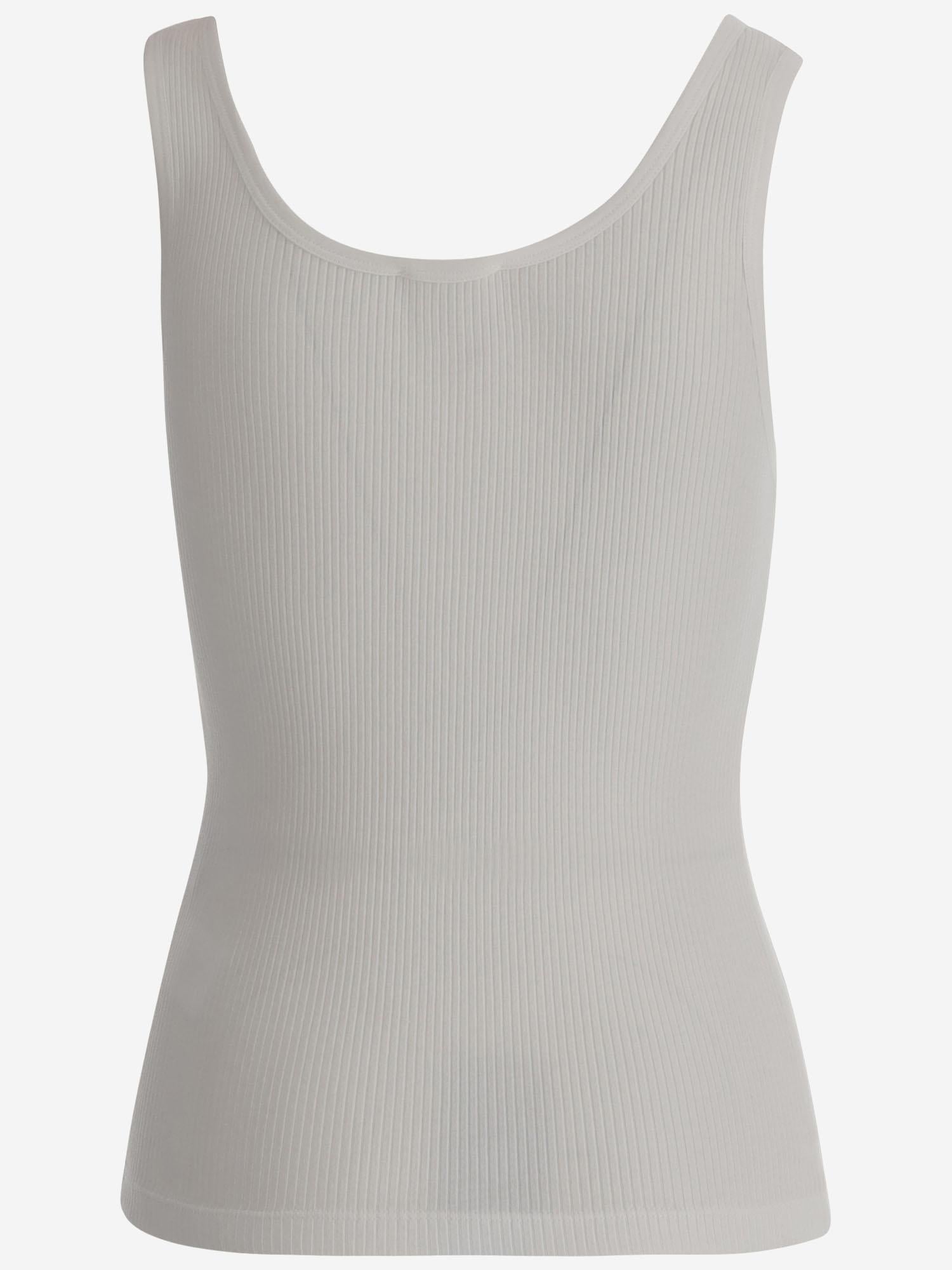 CANOTTA IN COTONE CON LOGO CH25SJH12180 101 CHLOE 