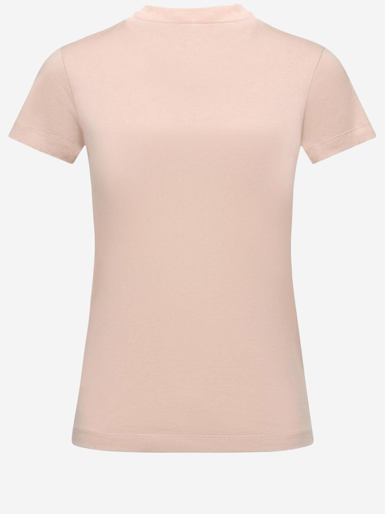 T-SHIRT IN COTONE CON LOGO RICAMATO 8C00061 89AUO51V MONCLER 