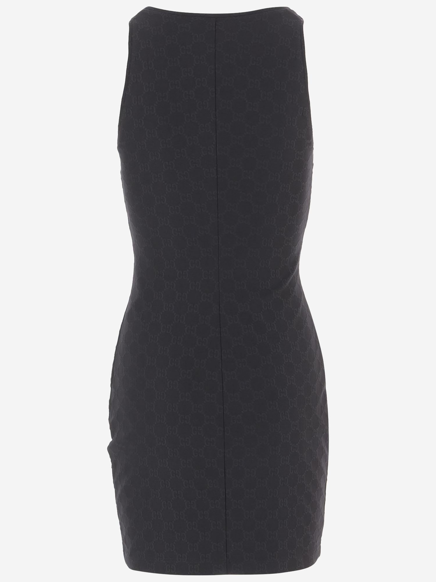 ABITO IN NYLON STRETCH CON MOTIVO GG 865171 XUAO21000 GUCCI 