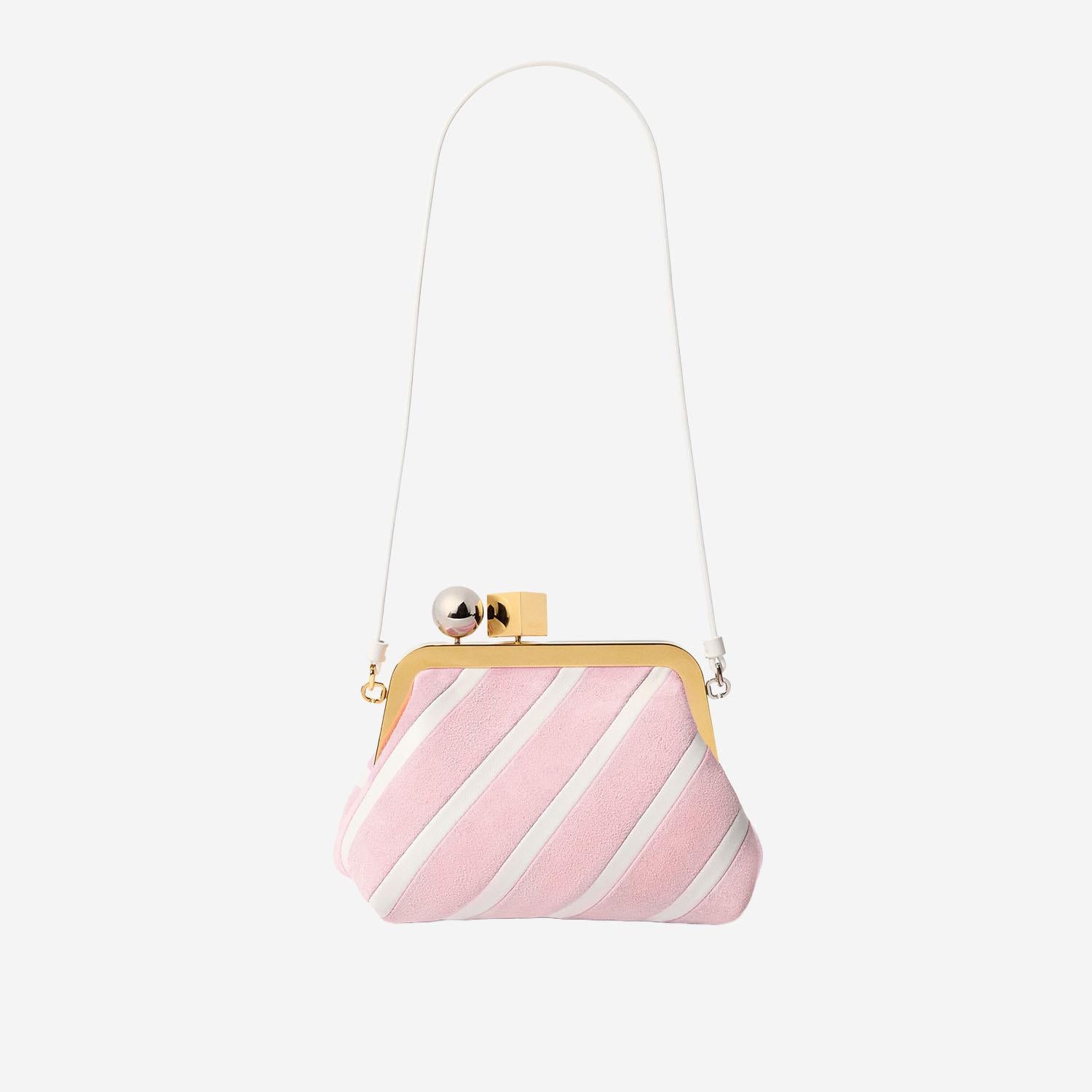 Borsa con chiusura dorata BAW00451AC24M09 4RS JACQUEMUS 