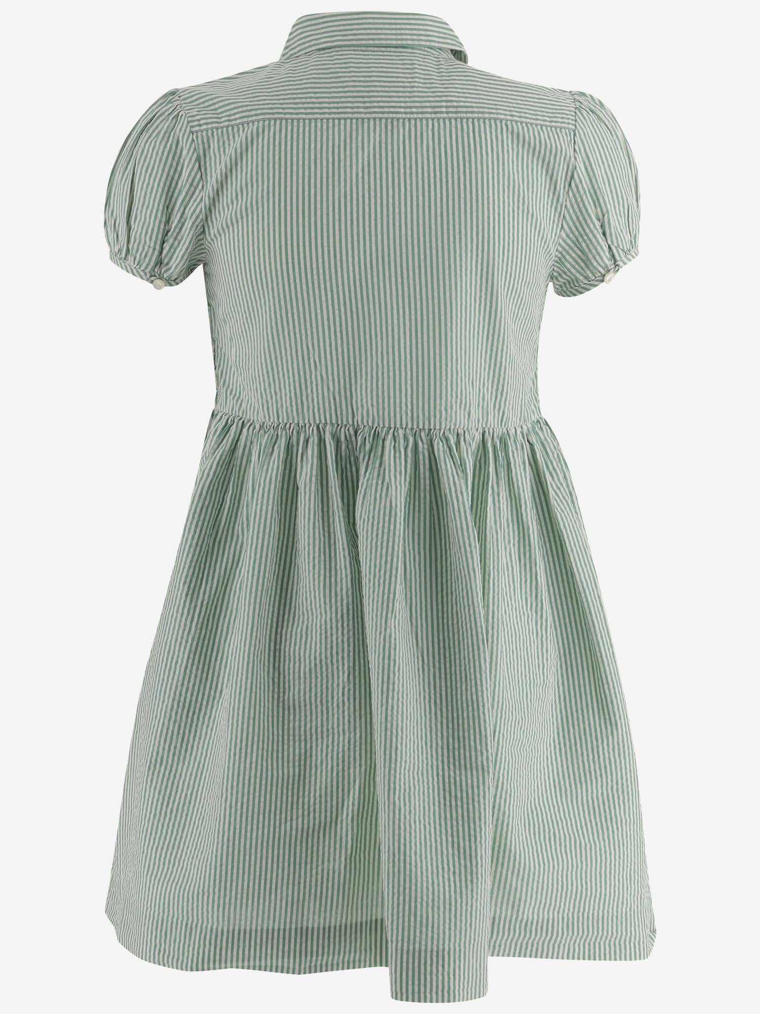 ABITO IN COTONE A RIGHE CON CORPINO SMOCK 312A11976 002 POLO RALPH LAUREN KIDS 