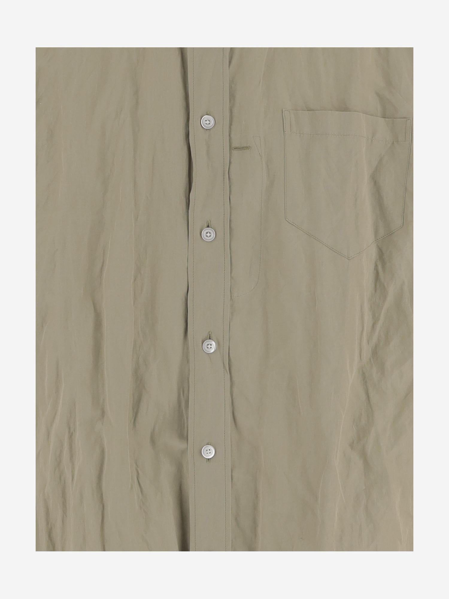 CAMICIA IN MISTO COTONE CON TEXTURE STROPICCIATA WCSHT0057 067 WILLY CHAVARRIA 