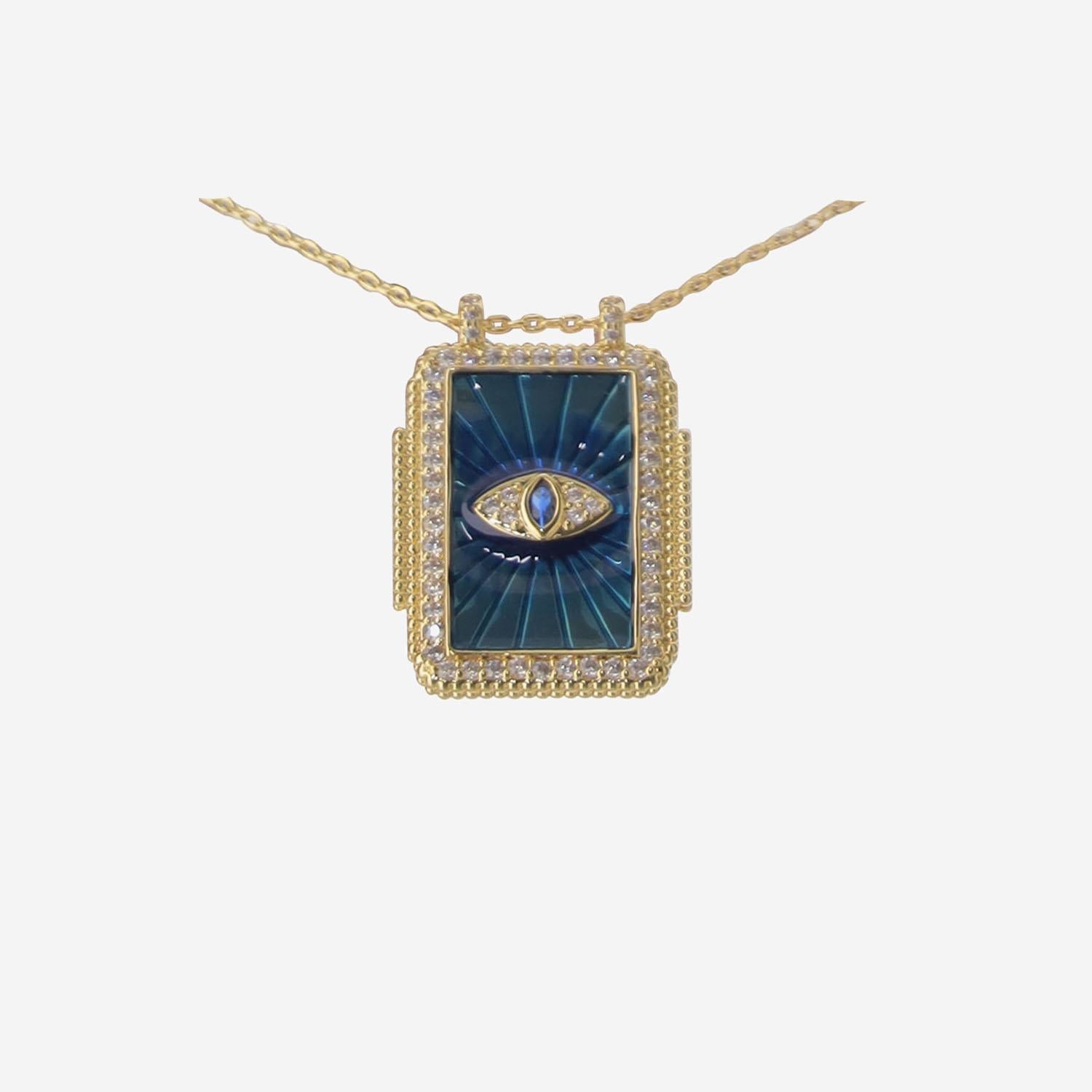 COLLANA OCCHIO BLU BOHEME CO233  MYA BAY 