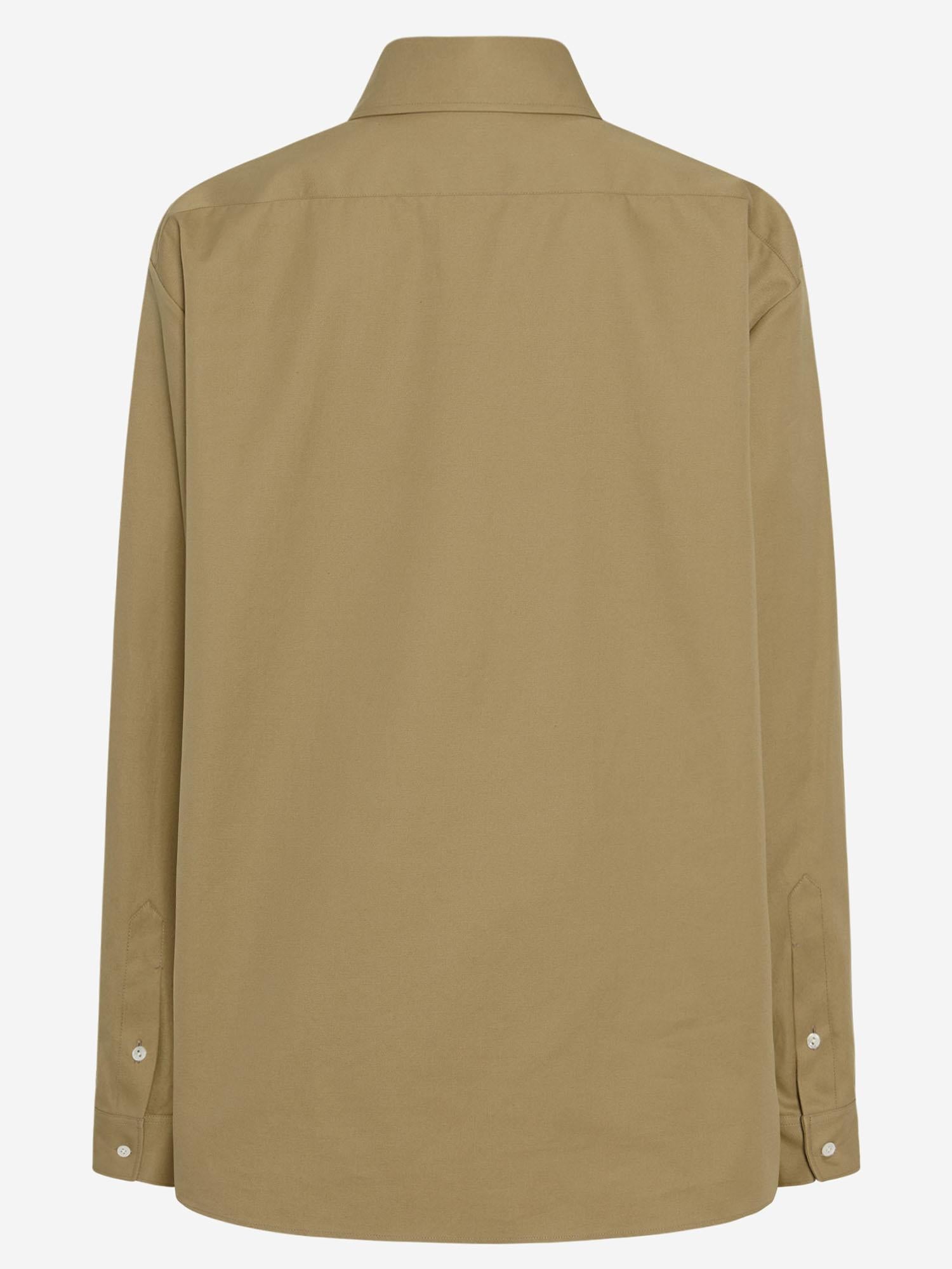 CAMICIA TANSY IN COTONE E CASHMERE 9055W3670 BEI THE ROW 