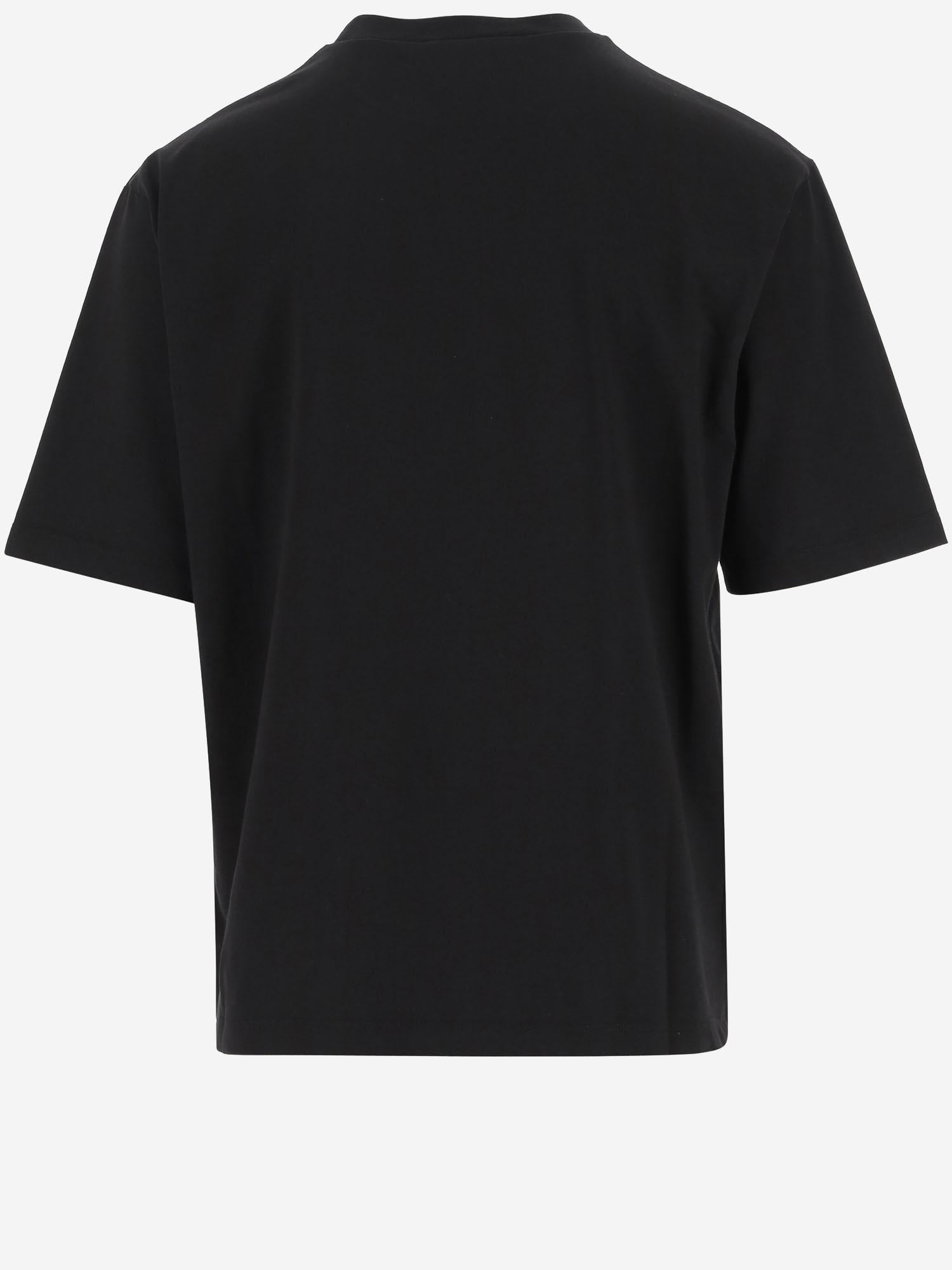 T-SHIRT IN COTONE CON LOGO S74GD1413 D20033900 DSQUARED2 
