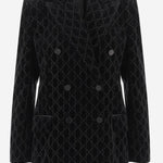 GIACCA DOPPIOPETTO GG IN COTONE STRETCH 836181 Z7AST1000 GUCCI 