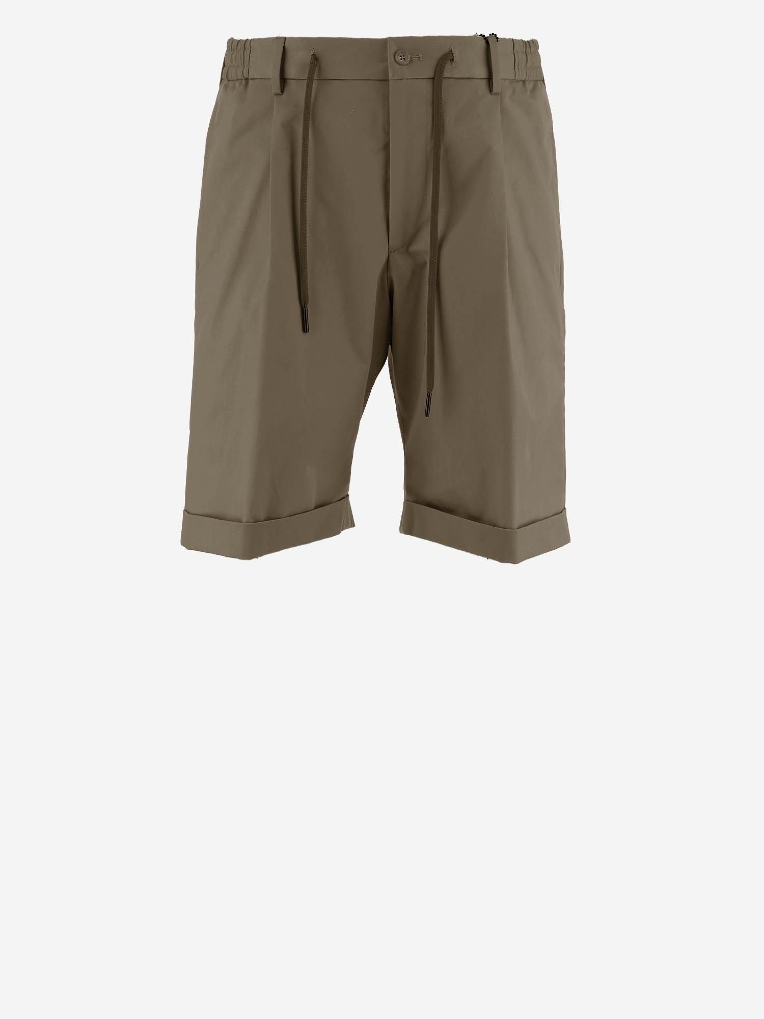 PANTALONI CORTI IN COTONE STRETCH BDONNY I70010F3439 TAGLIATORE 