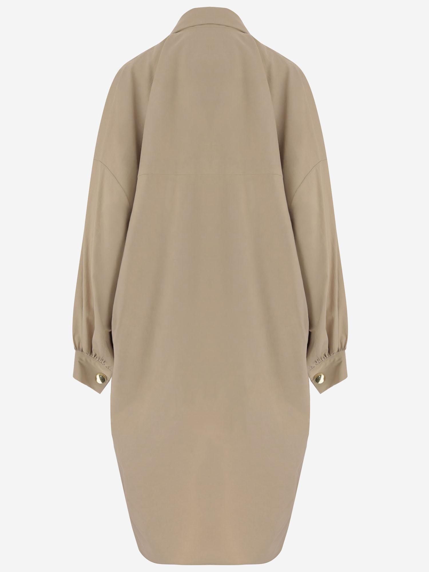 GIUBBOTTO IN COTONE E LYOCELL CON ORLO CURVO WJA26 FAC1460085 DARKPARK 