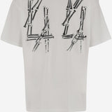 T-SHIRT IN COTONE CON STAMPA B0030556 FA582P668 44 LABEL GROUP 