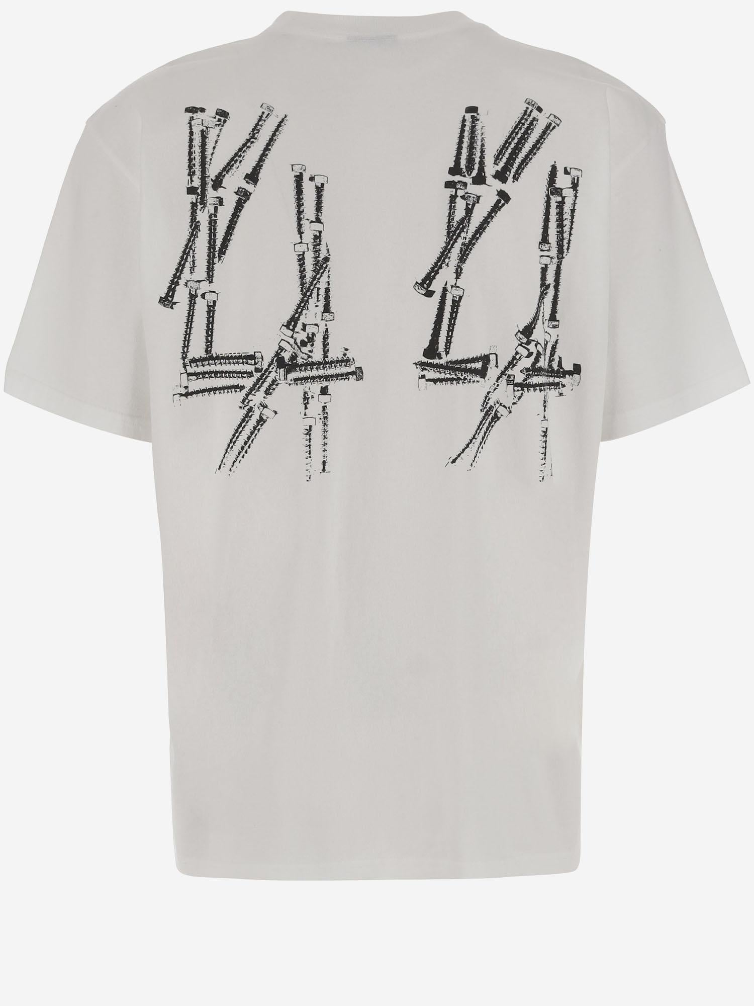 T-SHIRT IN COTONE CON STAMPA B0030556 FA582P668 44 LABEL GROUP 