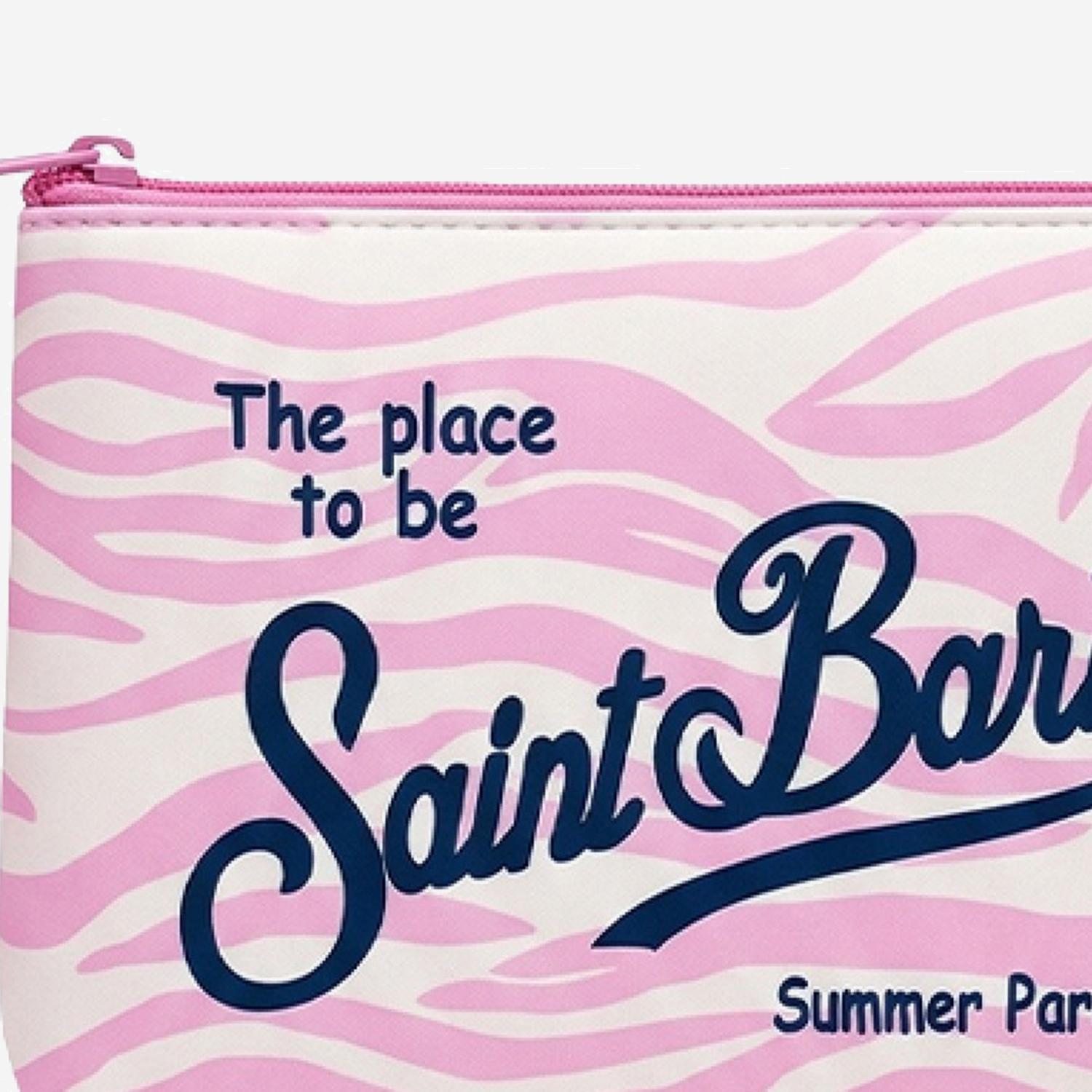 POCHETTE ALINE CON LOGO ALIN001 01816L MC2 SAINT BARTH 