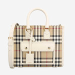 BORSA TOTE FREYA 8125134 VNTGCHKSOAP BURBERRY 