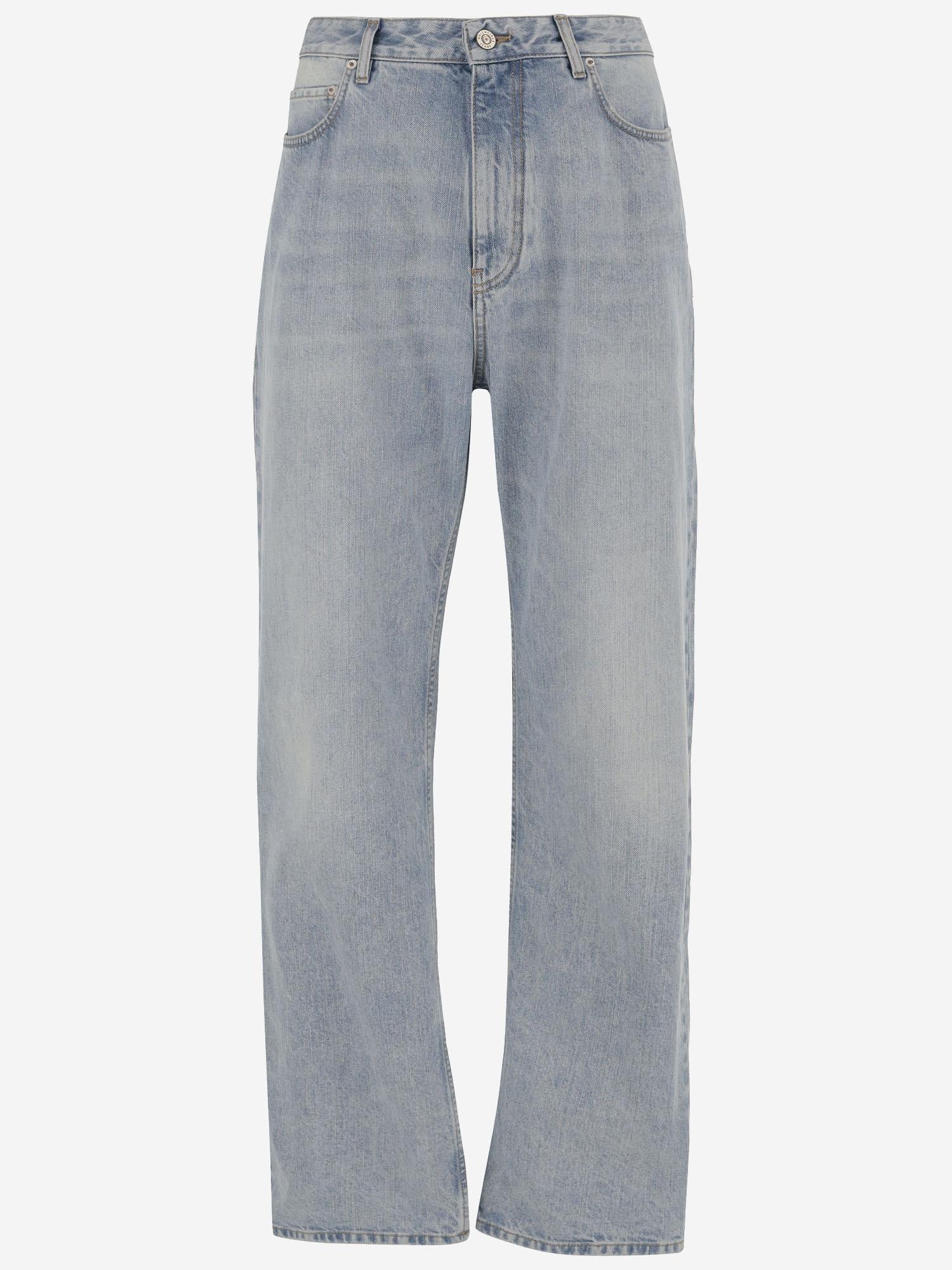 JEANS BAGGY IN DENIM DI COTONE 810786 TRW556185 BALENCIAGA 