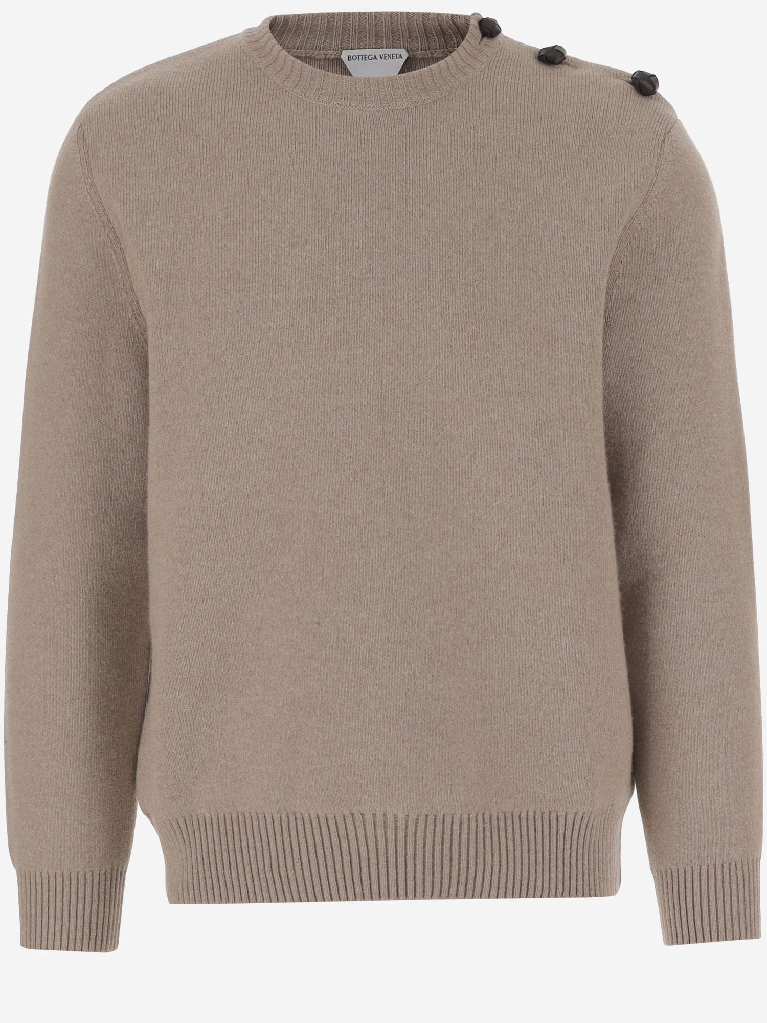 MAGLIA IN LANA STRETCH 844028 V4QJ02116 BOTTEGA VENETA 