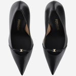 SALVATORE FERRAGAMO GOYA95NEROBISCOTTONERO