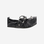 BALLERINA IN PELLE CON BORCHIE 828095 WAD4Y1080 BALENCIAGA 