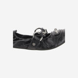BALLERINA IN PELLE CON BORCHIE 828095 WAD4Y1080 BALENCIAGA 