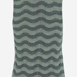 TOP IN MISTO VISCOSA CON MOTIVO ONDULATO 068 VERDE COLOUR MARKET 