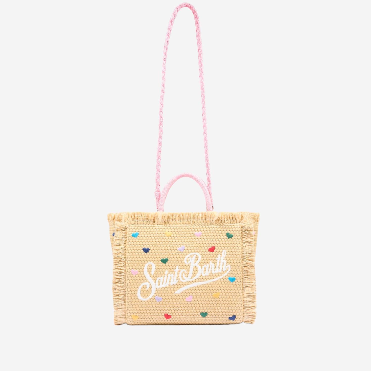 BORSA COLLETTE IN PAGLIA COL0017 00344L MC2 SAINT BARTH 