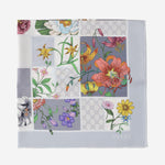 FOULARD IN SETA CON MOTIVO FLOREALE 850107 3G0011963 GUCCI 