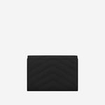 PORTAFOGLIO CASSANDRE MATELASSÉ IN PELLE 414404 BOW021000 SAINT LAURENT 