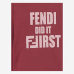 FELPA IN COTONE IN CON LOGO JUH107 5V0F1SAY FENDI KIDS 