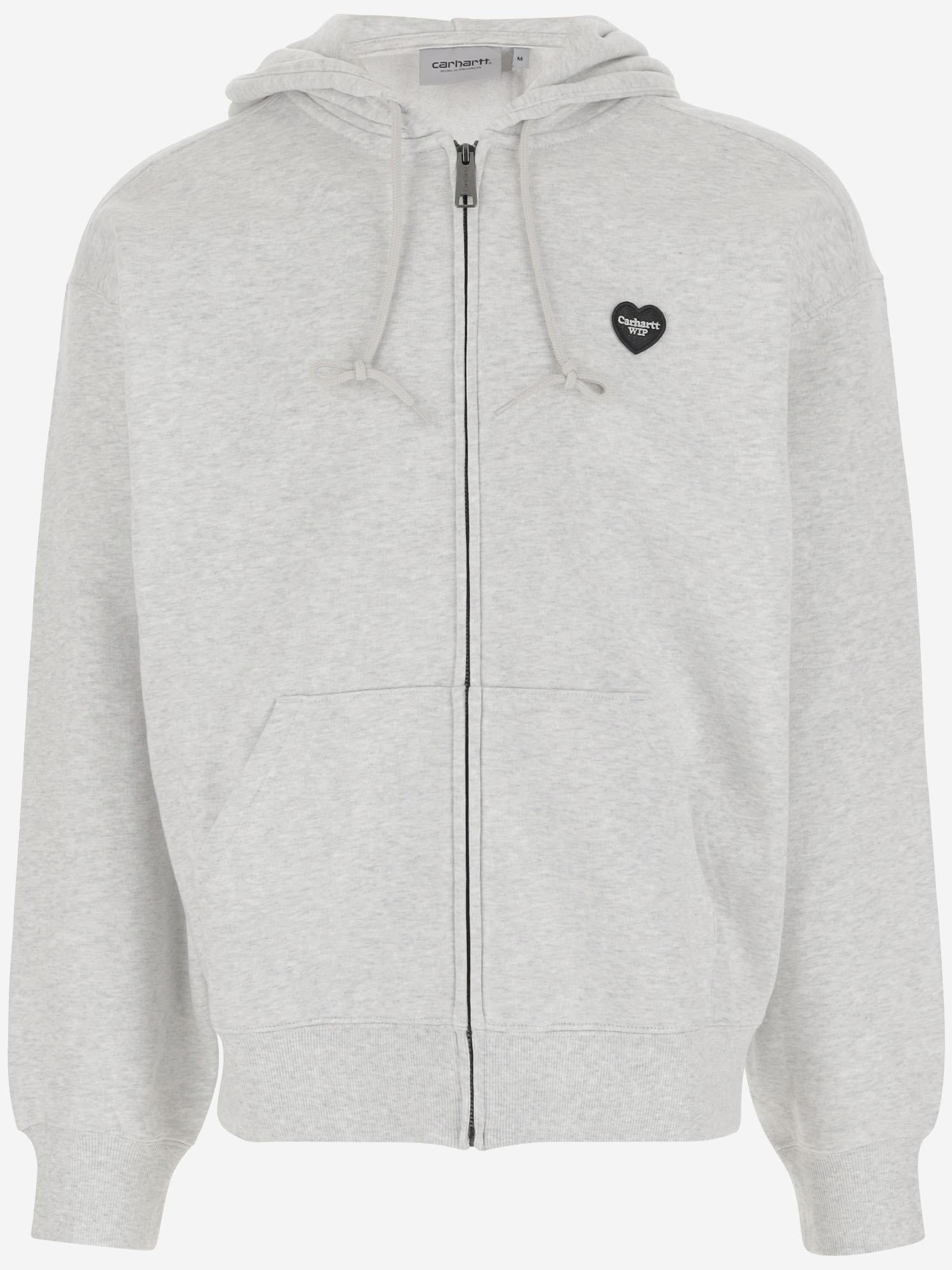 Felpa Heart II Hartt in cotone con logo I035176 482XX CARHARTT WIP 