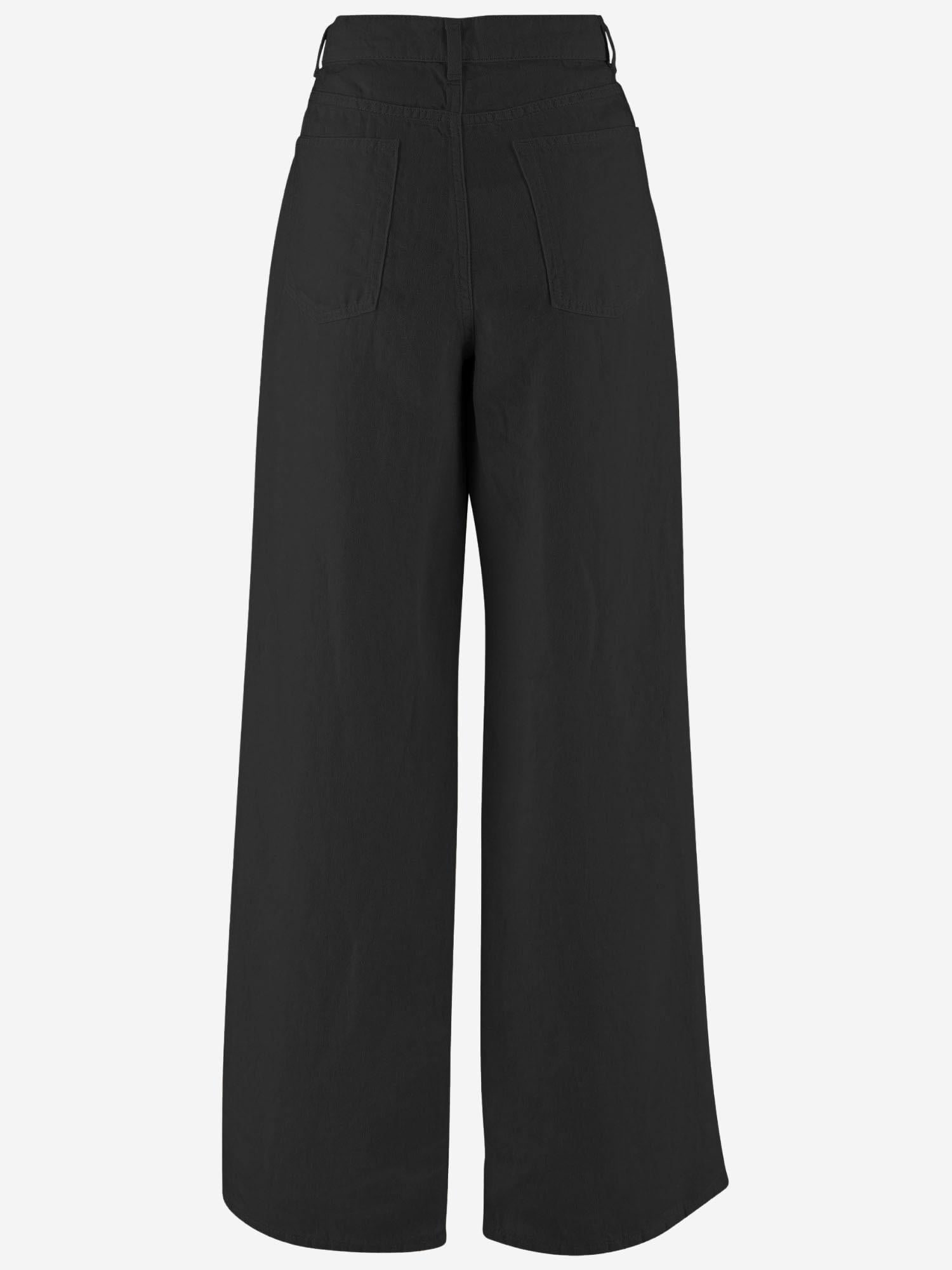 JEANS EGLITTA IN LINO 6525W3654 BLK THE ROW 