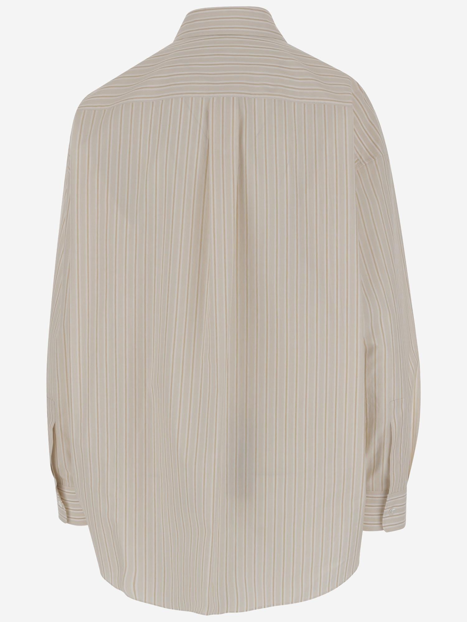 CAMICIA A RIGHE IN COTONE 8629W3584 BOA THE ROW 