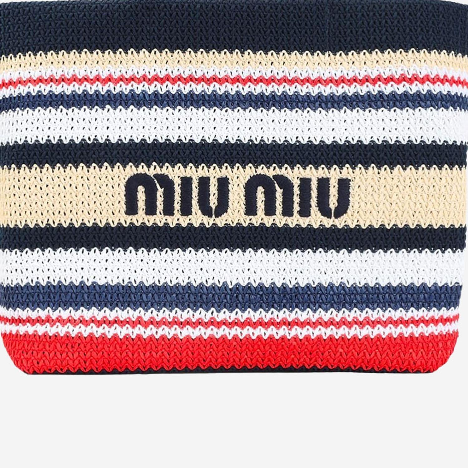 BORSA SHOPPING CON LOGO 5BG228 2DO3F05CK MIU MIU 