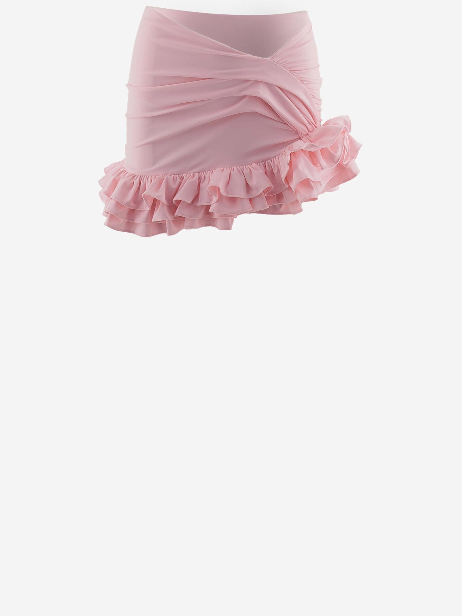 PANTALONCINI CORTI IN JERSEY TECNICO CON DRAPPEGGI SKW00680AW00096 430 JACQUEMUS 