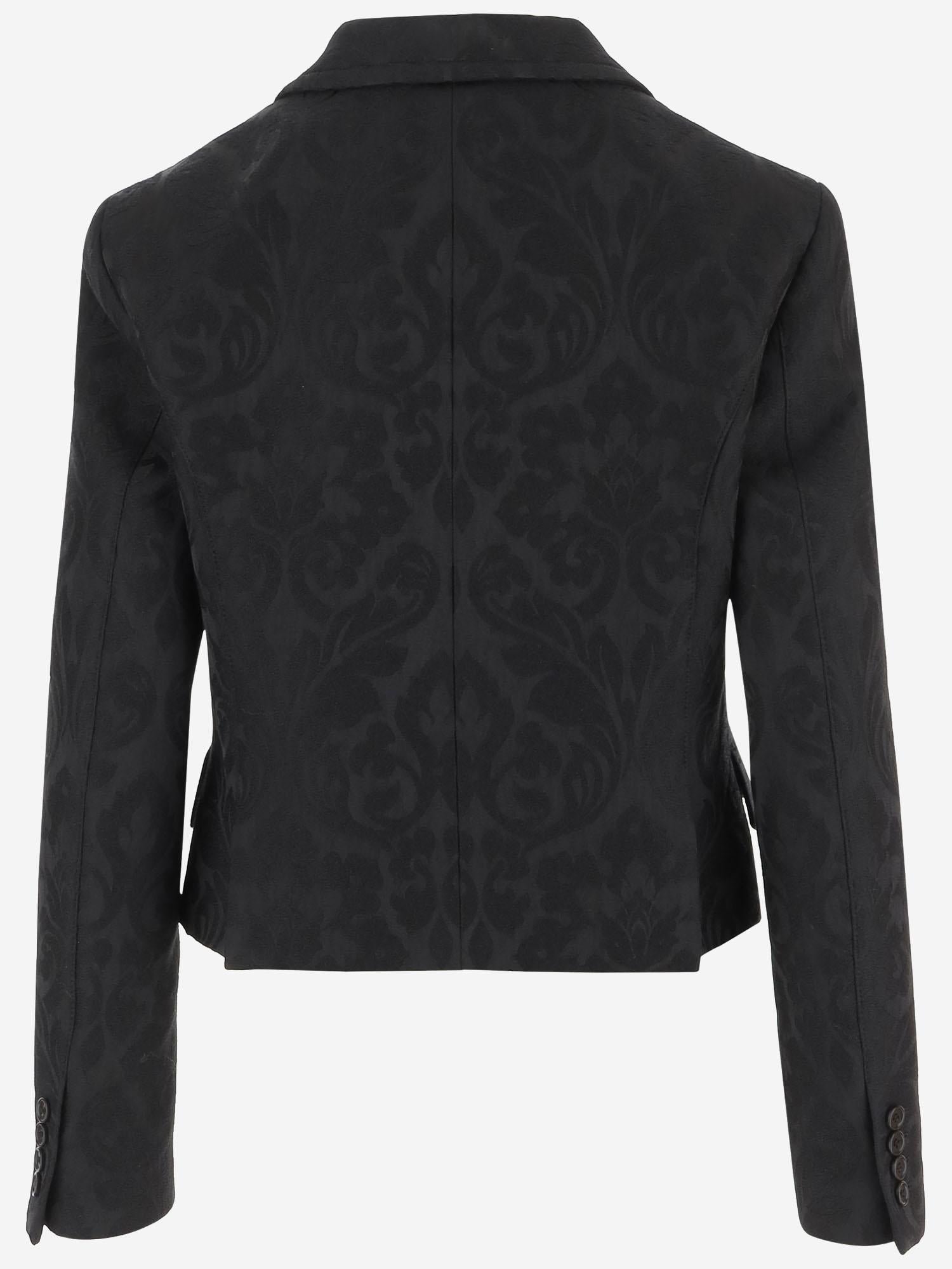 Giacca doppiopetto in misto lana CH25WVE70308 001 CHLOE 