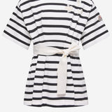 ABITO IN COTONE A RIGHE 8I0001089AXT F07 MONCLER ENFANTS 