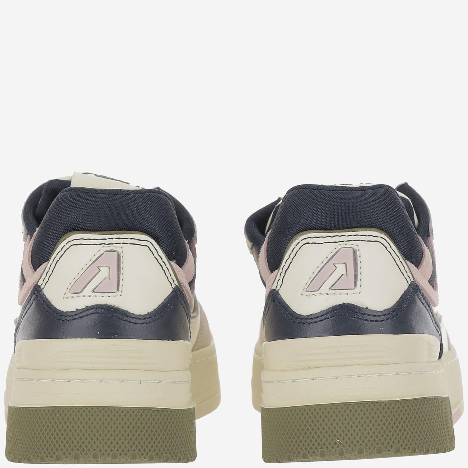 SNEAKERS CLC LOW IN SUEDE E MESH ROLWMC07 WHTBLUENIGHT AUTRY 