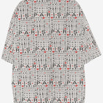 CAMICIA IN COTONE CON MOTIVO I LOVE PARIS 68170 2TRLH79065 BALENCIAGA 