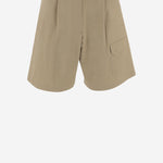 PANTALONI CORTI IN misto cotone MP1973 19CUF0065 MIU MIU 